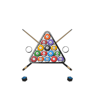 IT WORKED IN MY HEAD Biliard model alb pe tricou