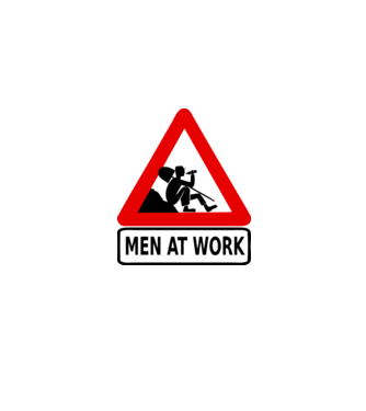 men at work model nisipiu pe tricou