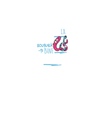 Secretul la pescuit scutură-ți bine viermele model negru pe tricou