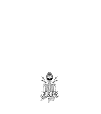 femeie - mutter - rocker model negru pe tricou