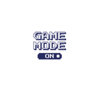 Gamer - Game mode on model negru pe tricou