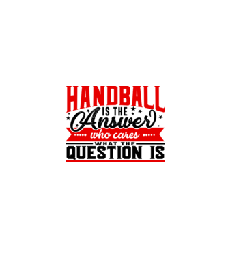 Sport is the answer HANDBALIST model alb pe tricou