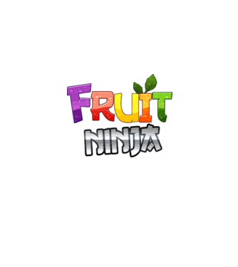 Fruit Ninja model alb pe tricou