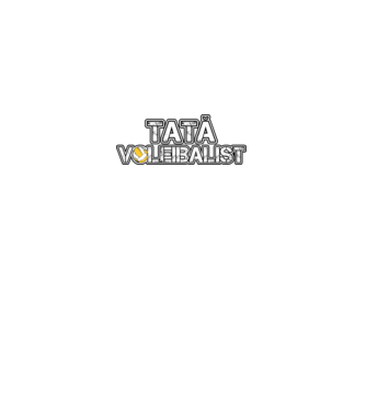 tată voleibalist model negru pe tricou