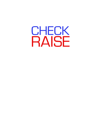 Check Raise model negru pe tricou