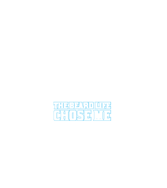 'I didn''t choose the beard life' model negru pe tricou