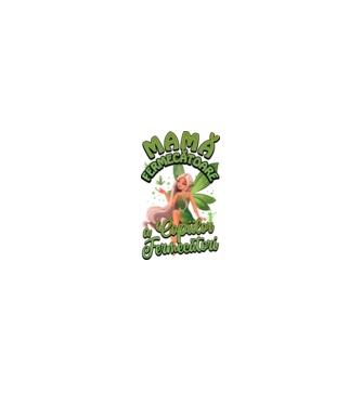Mamă fermecătoare a copiilor fermecătorit model alb pe tricou
