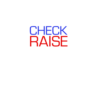 Check Raise model negru pe tricou