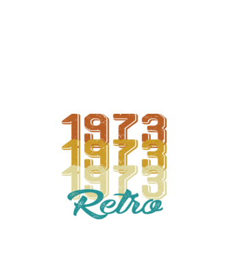 1973 retro model alb pe tricou