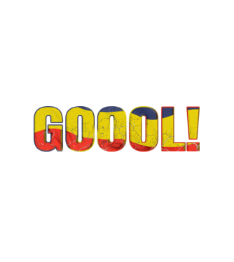 GOOOL model alb pe tricou