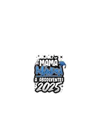 Mamă Mândră a absolventei model alb pe tricou