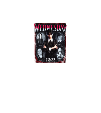 WEDNESDAY multi all time model negru pe tricou