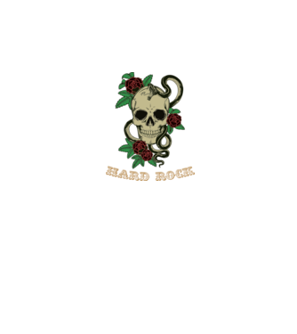 Hard Rock 1 model alb pe tricou
