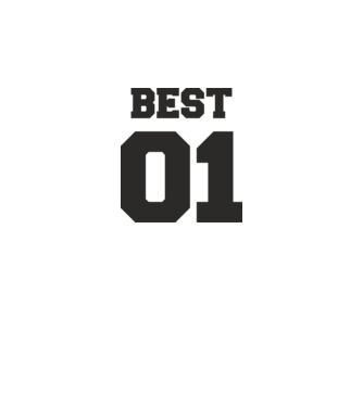 Best 01 model alb pe tricou