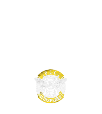 Bee Whisperer model alb pe tricou