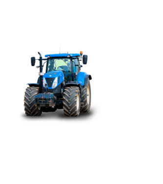 TRACTOR model albastru deschis pe tricou