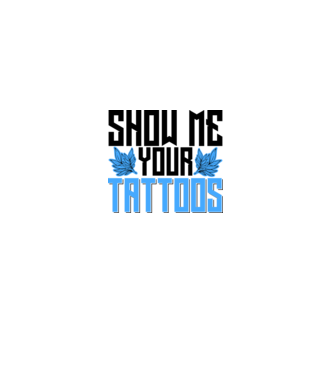 Show me your tattoos model alb pe tricou