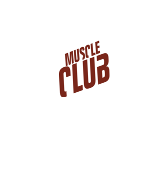 Muscle Club model negru pe tricou