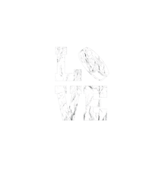 Love hockey model negru pe tricou