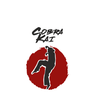 cobra kai larusso model alb pe tricou