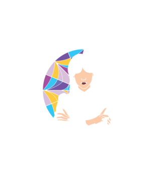  Wednesday Window colorful model alb pe tricou