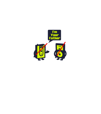 'I''m Your Father 1' model gri pe tricou