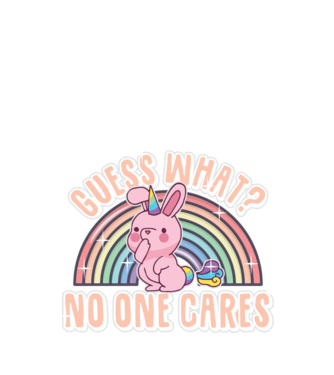 Guess what iepure-unicorn model negru pe tricou