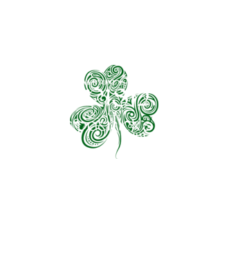 Everyone is irish shamrock model negru pe tricou