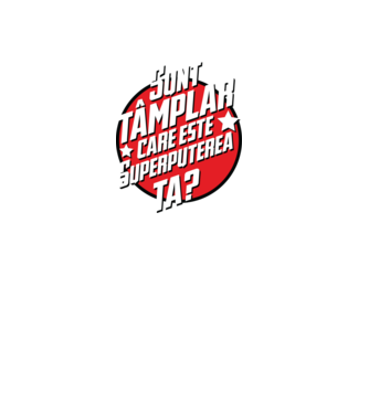 sunt tâmplar, care este superputerea ta? model negru pe tricou