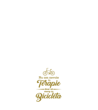 nu am nevoie de terapie, doar să merg cu bicicleta model roz deschis pe tricou