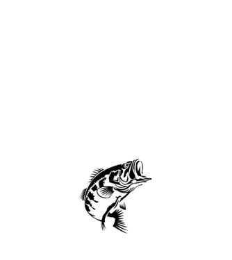 AngryFish model alb pe tricou