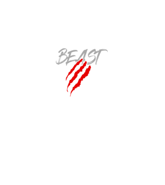 Beast model negru pe tricou