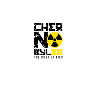'Chernobyl ''86' model albastru închis pe tricou