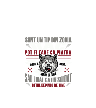 Sunt un tip din zodia Rac model negru pe tricou
