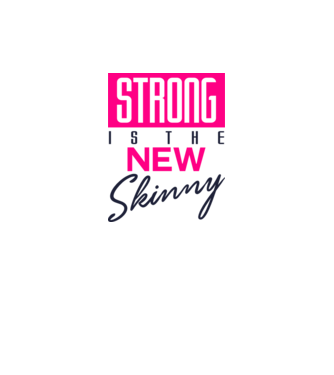 Strong is the new skinny model galben neon pe tricou