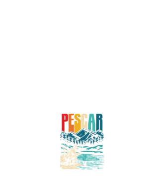 Pescar retro model albastru închis pe tricou