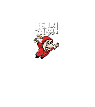 mario la casa de papel model negru pe tricou