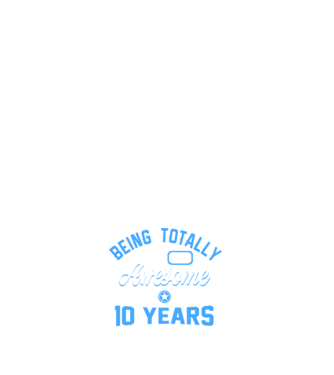 Being totally awesome 10 model albastru închis pe tricou