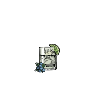 Let the fun be gin model negru pe tricou