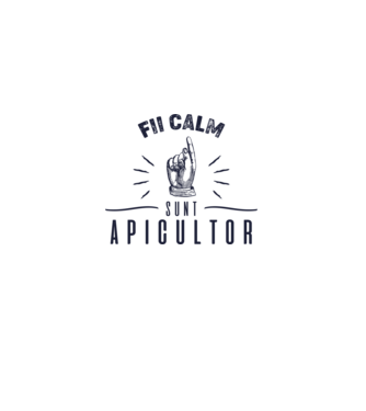 Fii calm.... sunt apicultor model gri pe tricou
