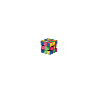 Rubik cube what part model negru pe tricou