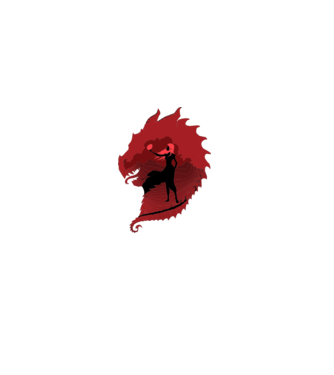 The Dragon model gri pe tricou