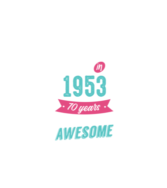 Made in 1953 model negru pe tricou