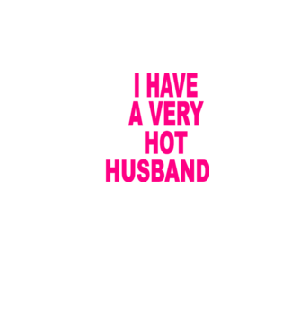 psycHOTic husband model alb pe tricou
