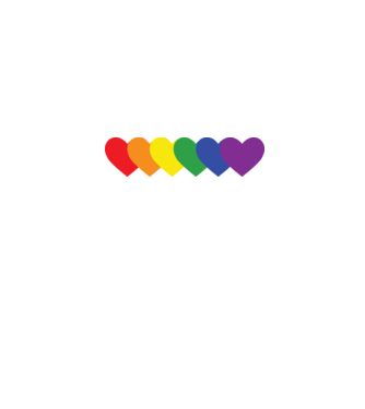 Inimi Lgbtq model negru pe tricou