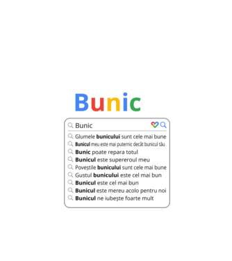 căutare Google Bunic model negru pe tricou