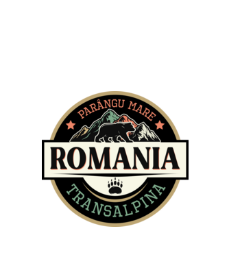 România transalpina model negru pe tricou