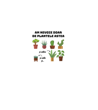 am nevoie doar de plantele astea  model alb pe tricou