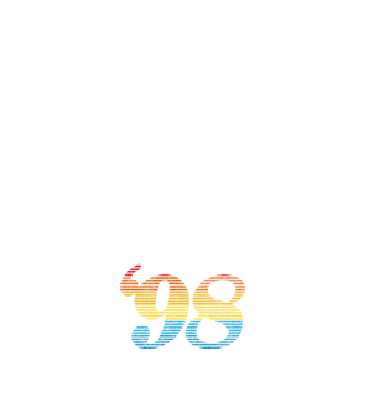 Retro Birthday 1998 model negru pe tricou