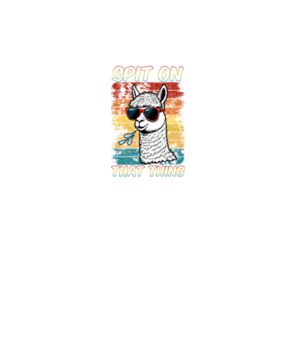 Spit on that thing llama rainbow Hawk Tuah model turcoaz pe tricou